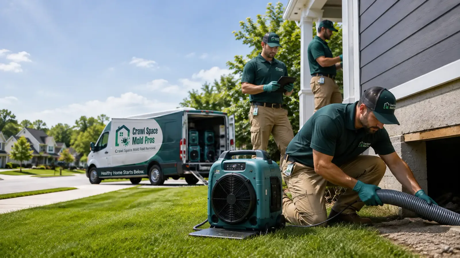 Crawl Space Mold Removal in Creston, IL